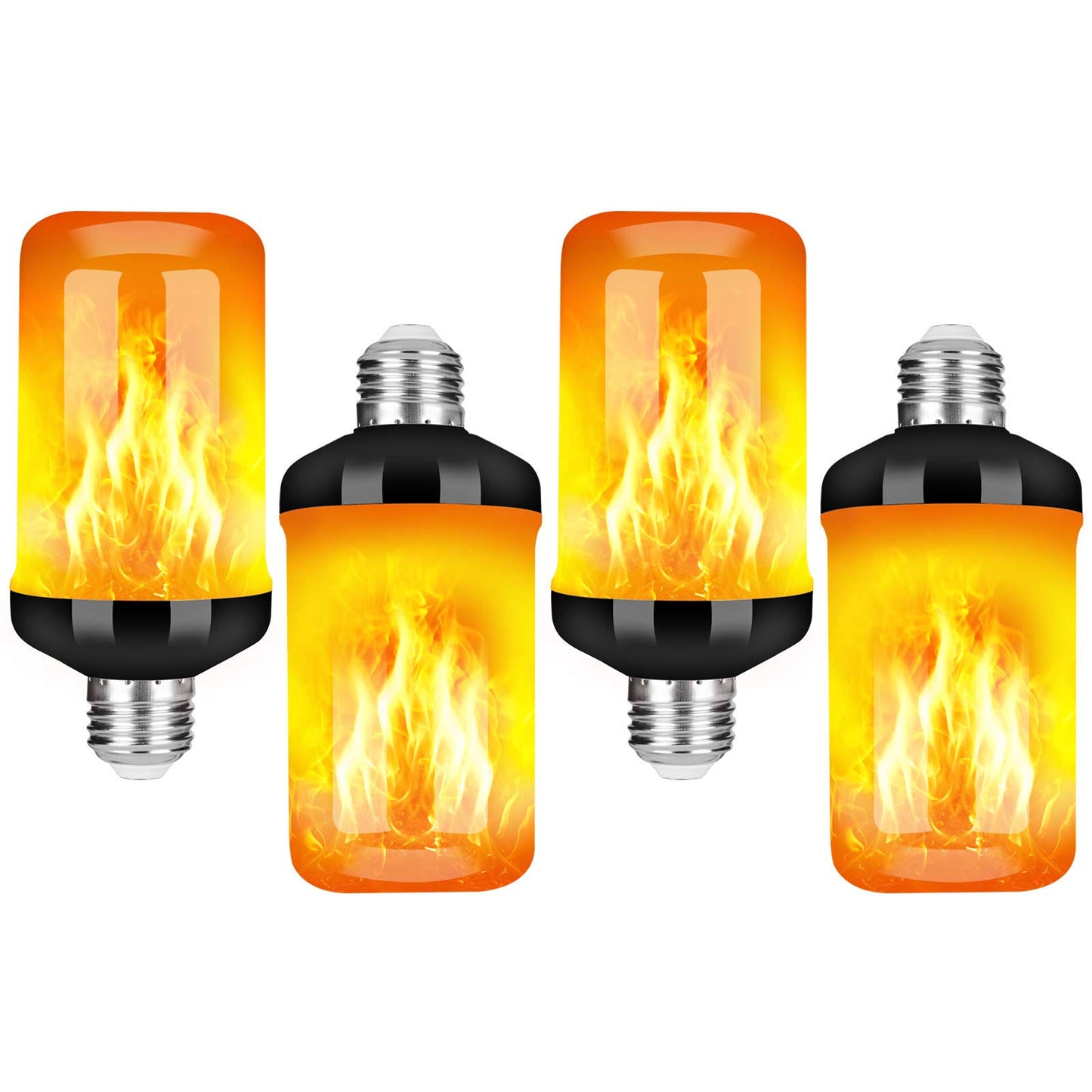 Y- Stop LED Flame Light Bulbs, 4 Modes Flickering Light Bulb with Upside Down Effect - Product image 1