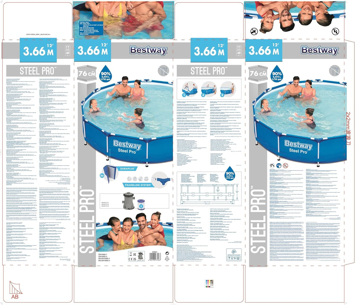 Dismountable swimming pool 366 x 76 cm