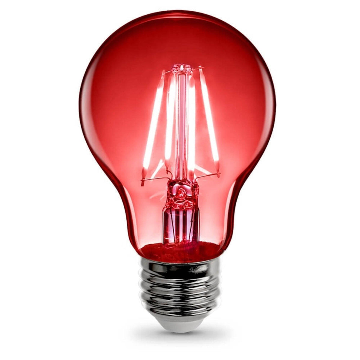Feit Electric Light Bulb, LED, Red, 4.5 Watts - Product image 1