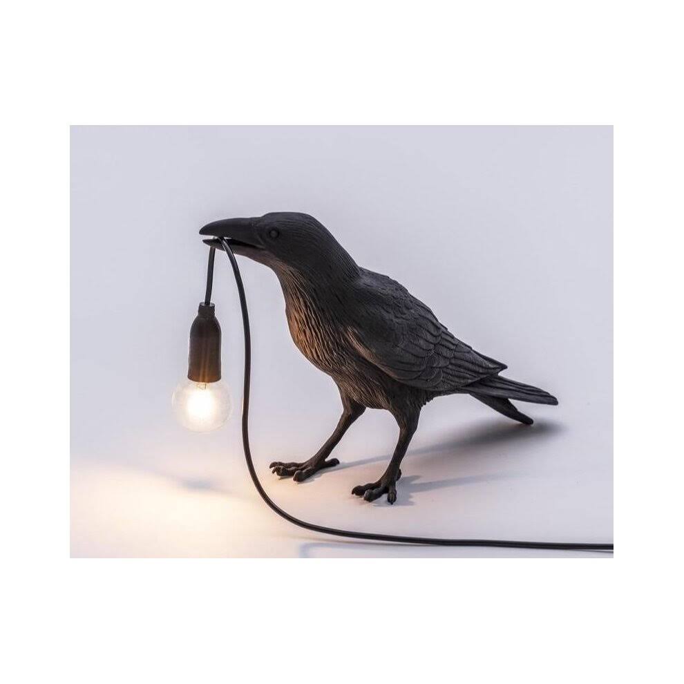 (Black Table Standing) Bird Table Lamp, Italian Style Decor - Product image 1