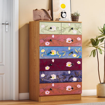 Ktaxon Wood 6 - Drawer Dresser Organizer for Bedroom Storage Tower for Entryway Hallway Closet - Product image 11