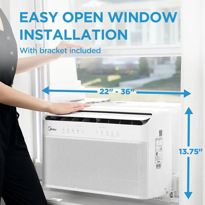 8, 000 BTU U-Shaped Smart Inverter Air Conditioner C Cools up to 350 Sq. Ft - Product image 2
