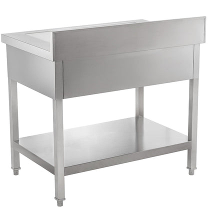 Commercial Work Table Workstation 24 x 42 Inches Commercial Food Prep Work Table with 2 Drawers - Product image 10