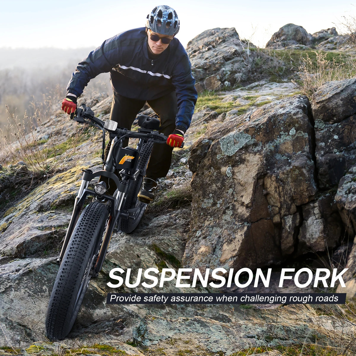 Totguard 26"x4" Electric Bike, Fat Tire 500W Ebike, Foldable Electric Bicycles E Bikes for Adults Electric - Product image 31