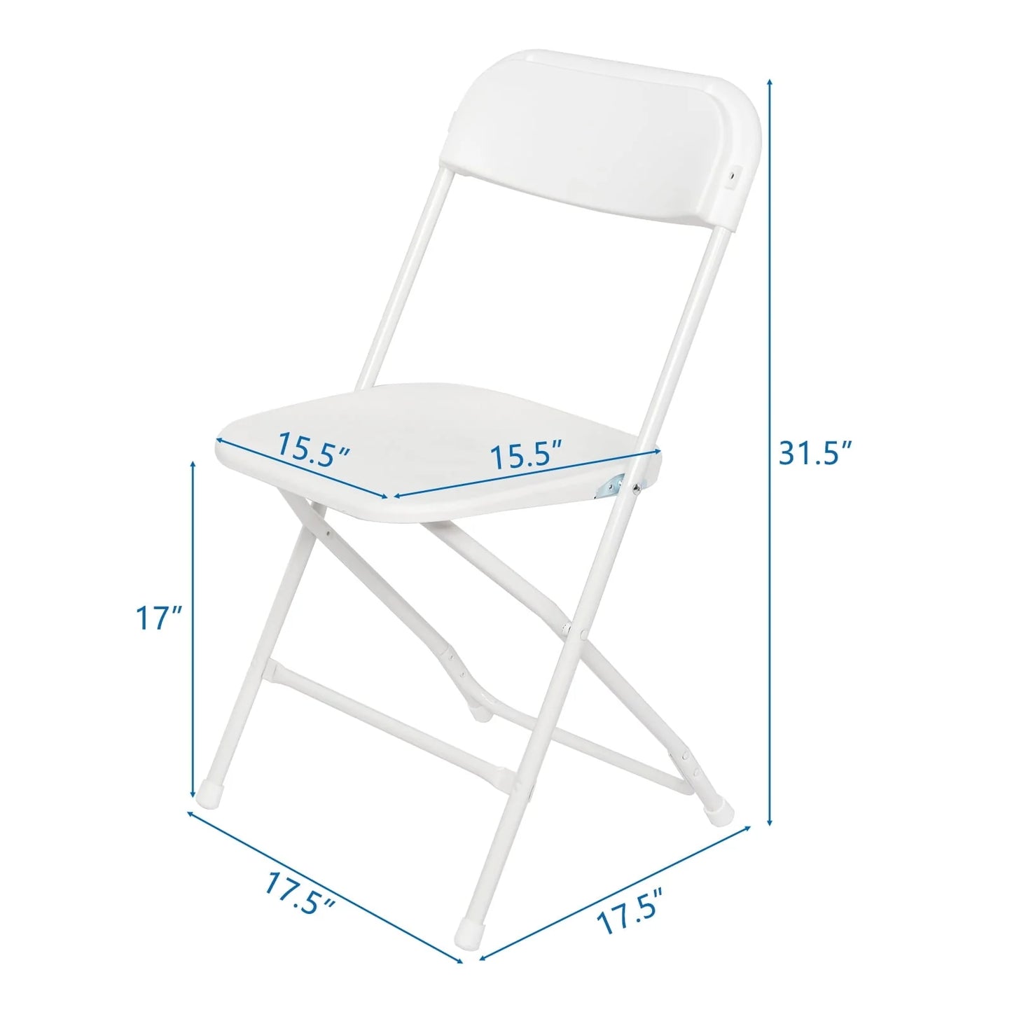 Ubesgoo 10 Packs Plastic Folding Chairs Wedding Banquet Seat Party Event Chair for Adults - Product image 7