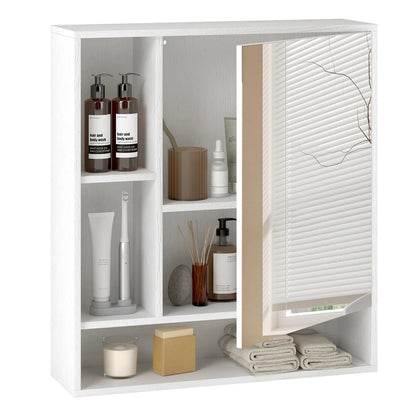 Tangkula Bathroom Cabinet with Mirror for Living Room - Product image 11