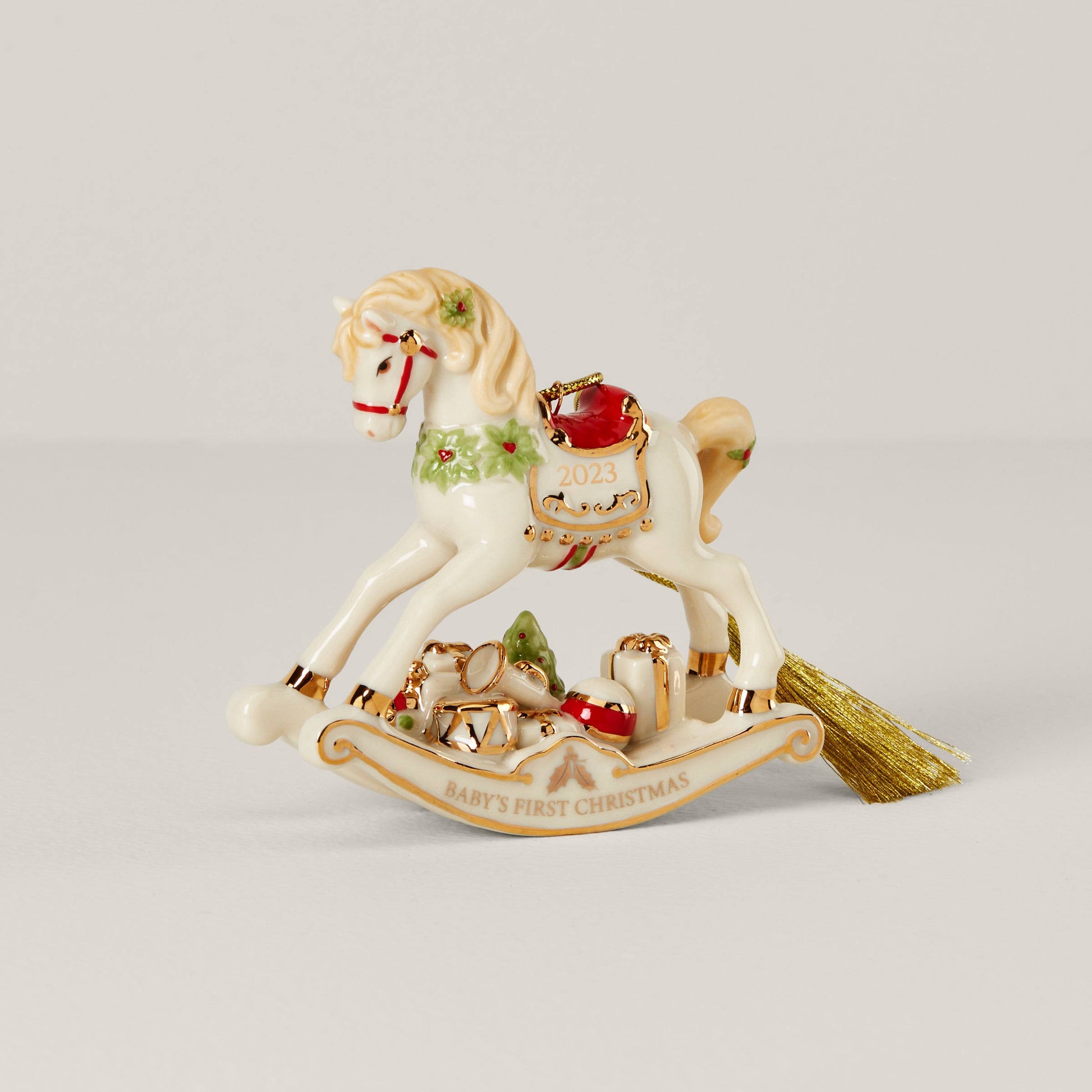 Lenox 2023 Baby's 1st Christmas Rocking Horse Ornament - Product image 1