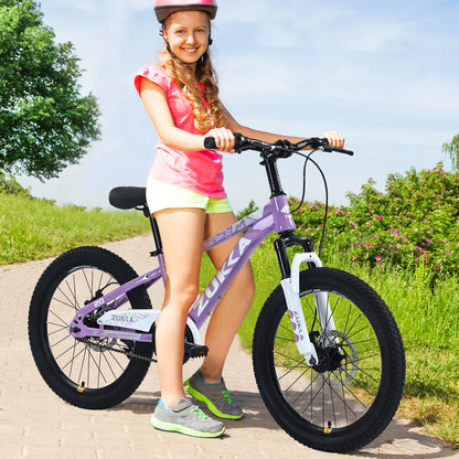Zukka 20 in Kids Mountain Bike Steel Frame Hardtail Bicycle for Child Aged 7 - 10 Years Pink - Product image 24