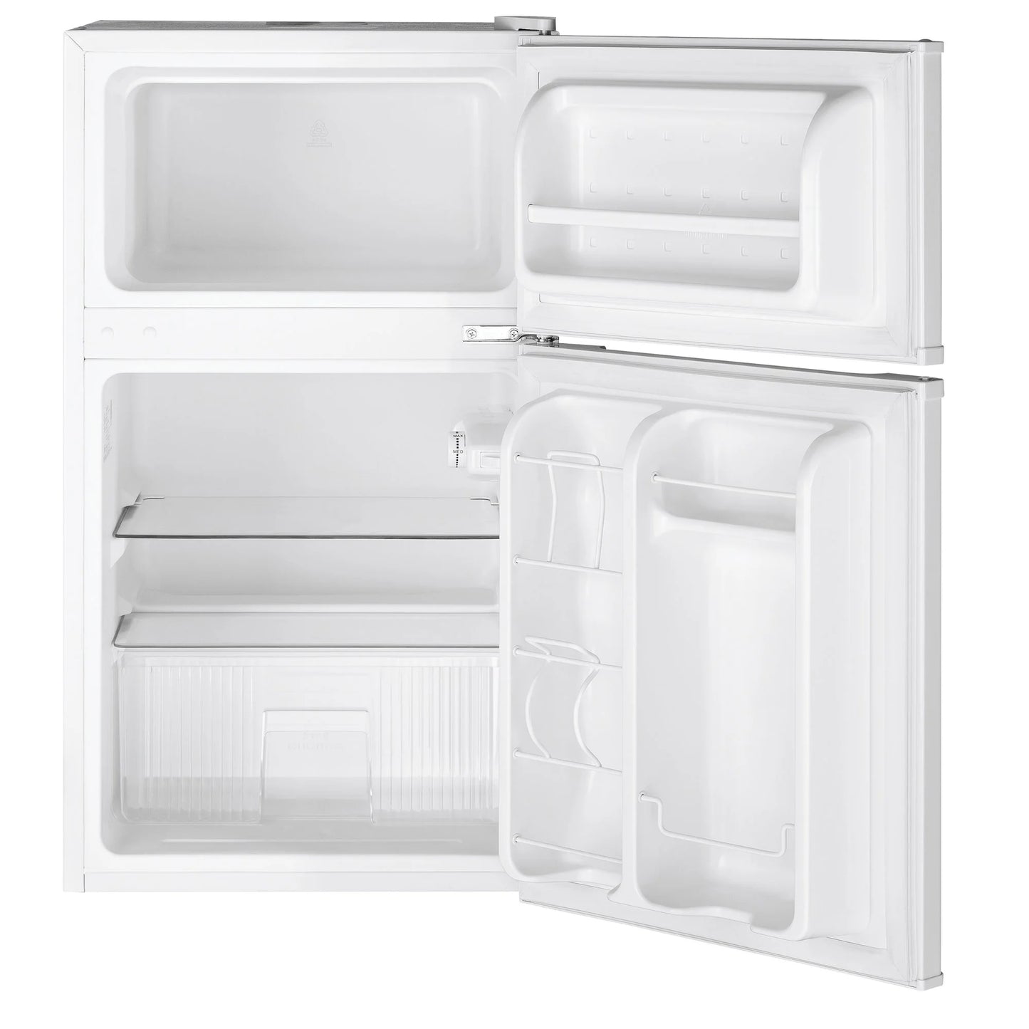 GE Appliances 3.1 Cu. Ft. Freestanding Double Door Compact Refrigerator, Steel - Product image 5