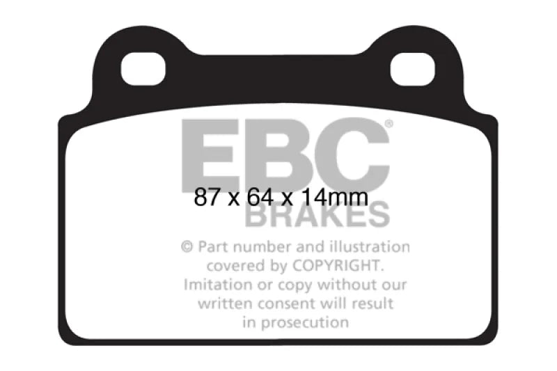EBC - Rear Yellowstuff Pad PN DP41985R