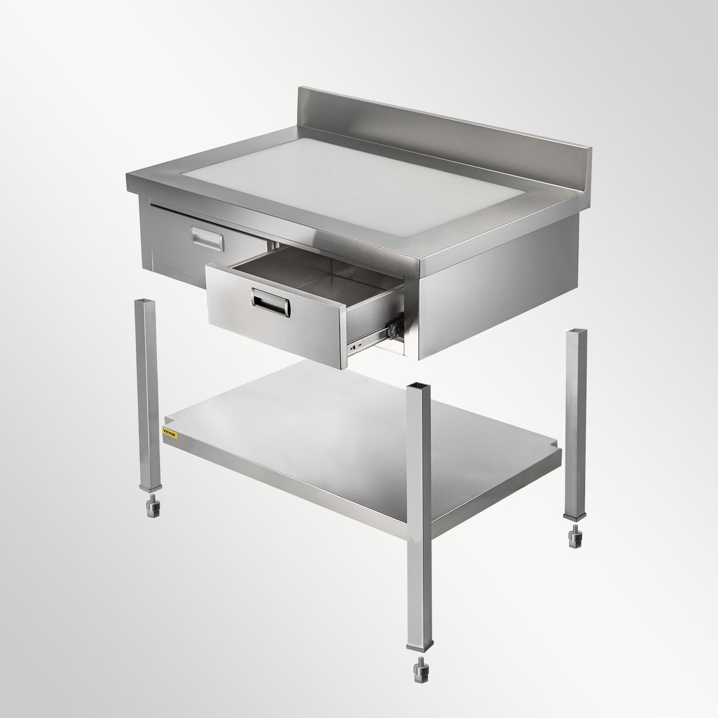 Commercial Work Table Workstation 24 x 42 Inches Commercial Food Prep Work Table with 2 Drawers - Product image 8