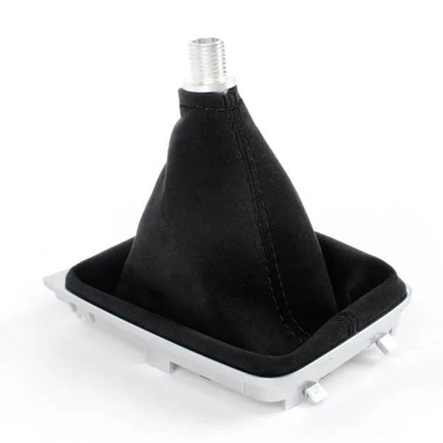 BFI VW MK7 Manual Shift Boot - Magma Red Leather - Magma Stitch