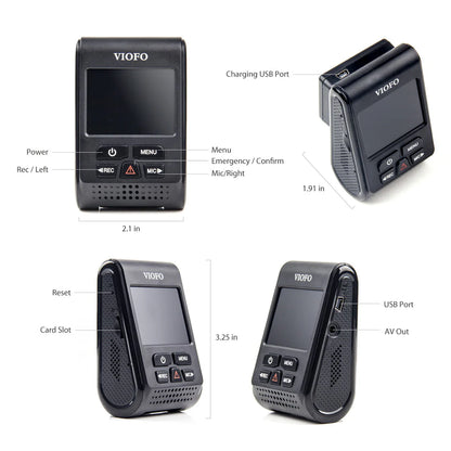 VIOFO 2K Dash Cam 2560x1440p Quad HD+ Car Dash Camera, Ultra Clear Night Vision, GPS Included - Product image 5