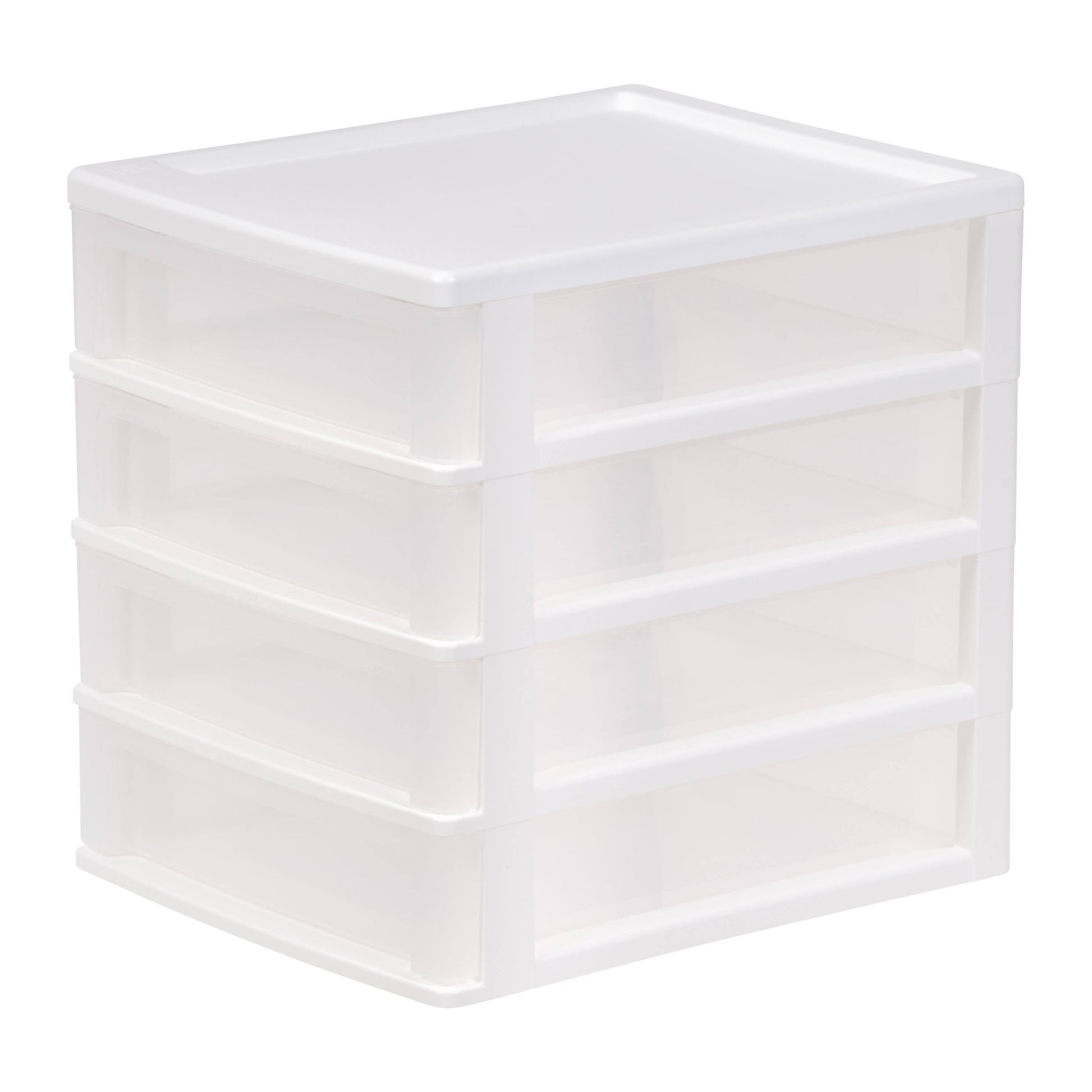 Iris 4 Drawer Desktop-Storage Unit White - Product image 1