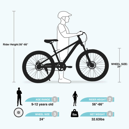 Zukka 20 in Kids Mountain Bike Steel Frame Hardtail Bicycle for Child Aged 7 - 10 Years Pink - Product image 16