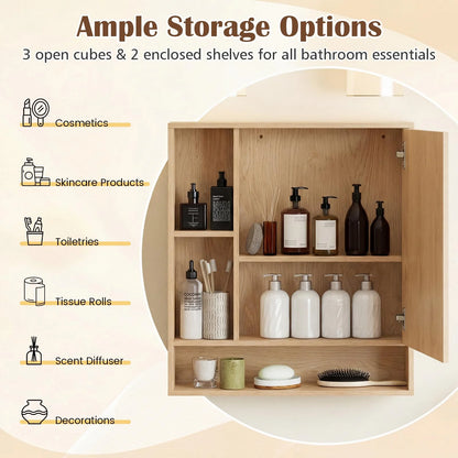 Tangkula Bathroom Cabinet with Mirror for Living Room - Product image 9