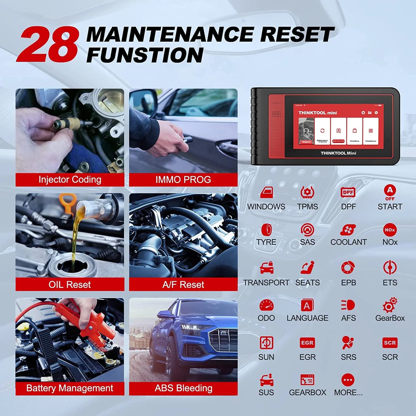 THINKCAR Car Diagnostic Scan Tool OE - Level All Systems Diagnostic 28+ Services Autoauth for FCA SGW - Product image 4