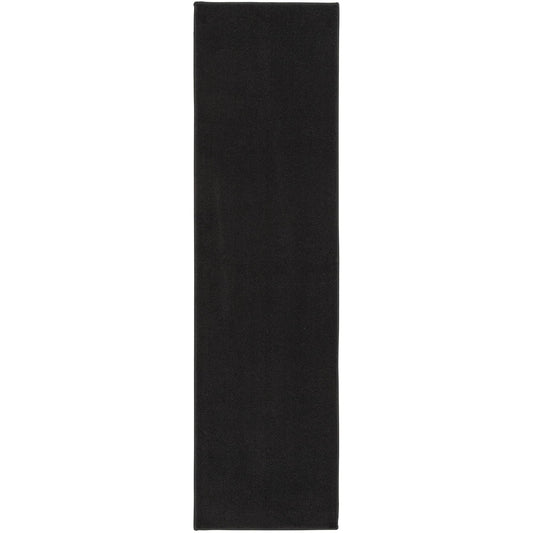 Walmart Mainstays Titan Durable Indoor Runner Rug - Black - Runner 20 x 72 Each