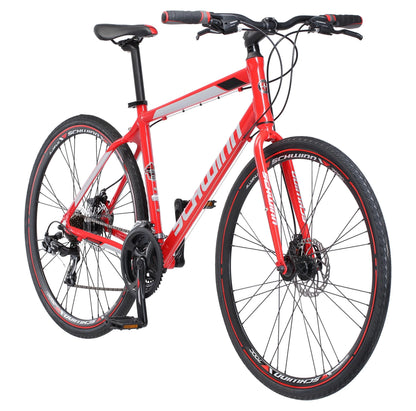 Schwinn Kempo Hybrid Bike, 700c Wheels, 21 Speeds, Mens Frame, Red - Product image 1