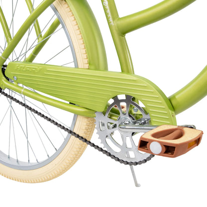 Huffy, Nel Lusso Classic Cruiser Bike with Perfect Fit Frame, Women'S, Green, 26"