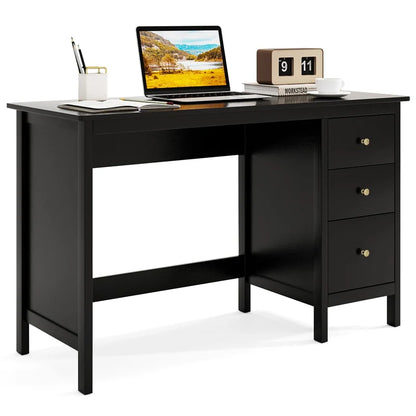 Computer Desk with 3 Storage Drawers, 48" Modern Home Office Desk with Spacious Desktop - Product image 11