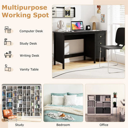 Computer Desk with 3 Storage Drawers, 48" Modern Home Office Desk with Spacious Desktop - Product image 19