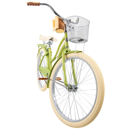 Huffy, Nel Lusso Classic Cruiser Bike with Perfect Fit Frame, Women'S, Green, 26"