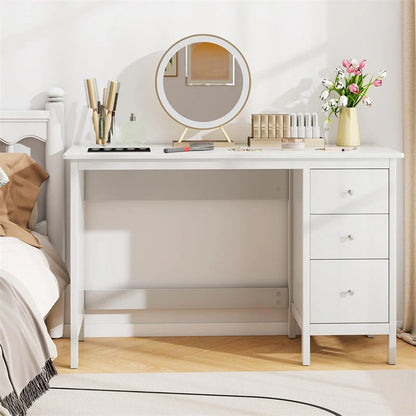 Computer Desk with 3 Storage Drawers, 48" Modern Home Office Desk with Spacious Desktop - Product image 3