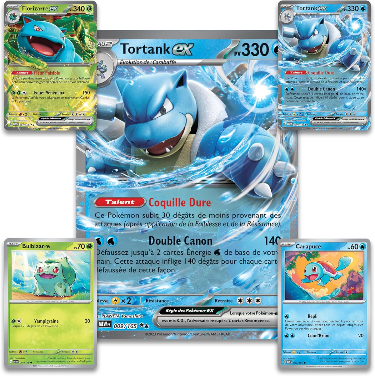 Pokémon: Pokémon TCG: Flourishing Waters Premium Collection (4 Shiny Promo Cards, 1 Large Format Shiny Card and 12 booster packs)