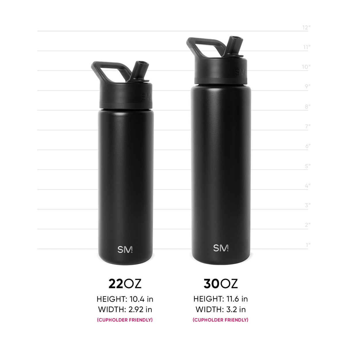 Summit Water Bottle with Straw Lid