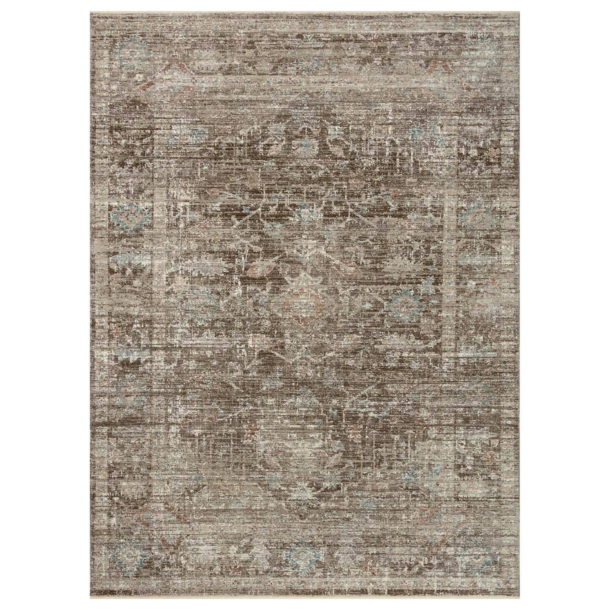 Magnolia Home by Joanna Gaines x Loloi 7'10" Charcoal/Dove Round/Square Millie MIE-03 Area Rug - Product image 1
