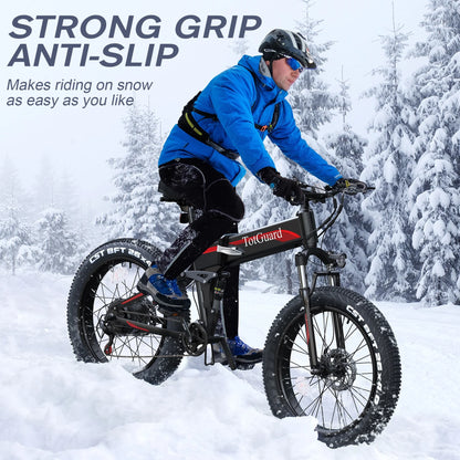 Totguard 26"x4" Electric Bike, Fat Tire 500W Ebike, Foldable Electric Bicycles E Bikes for Adults Electric - Product image 40
