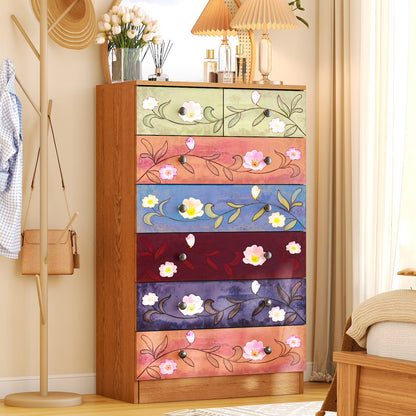 Ktaxon Wood 6 - Drawer Dresser Organizer for Bedroom Storage Tower for Entryway Hallway Closet - Product image 3