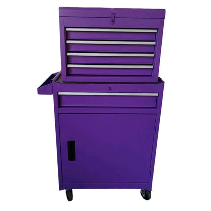 2-in-1 Rolling Tool Chest, 5-Drawer Tool Storage Cabinet with Wheels, Adjustable Shelf - Product image 86