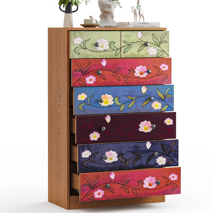Ktaxon Wood 6 - Drawer Dresser Organizer for Bedroom Storage Tower for Entryway Hallway Closet - Product image 15